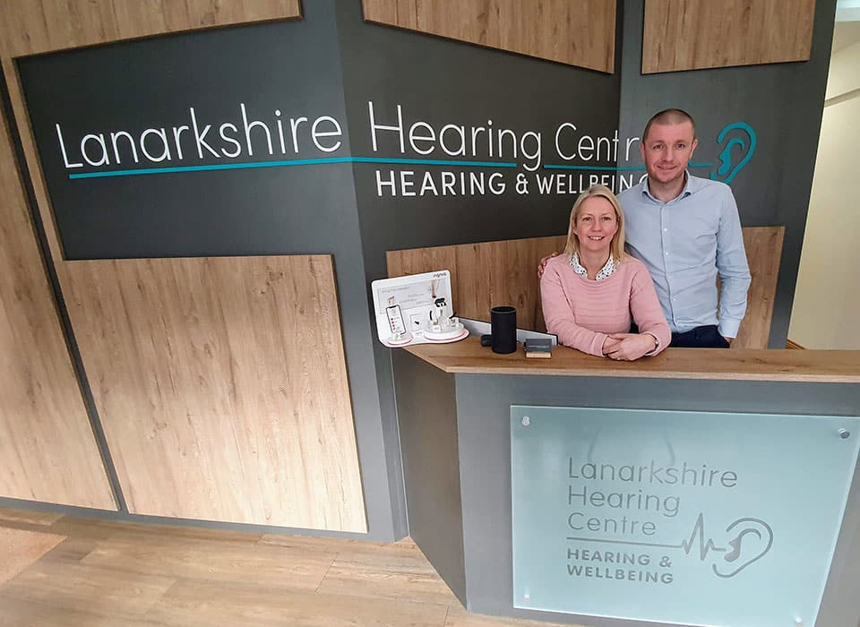 Anne & Steven Ross from Lanarkshire Hearing Centre